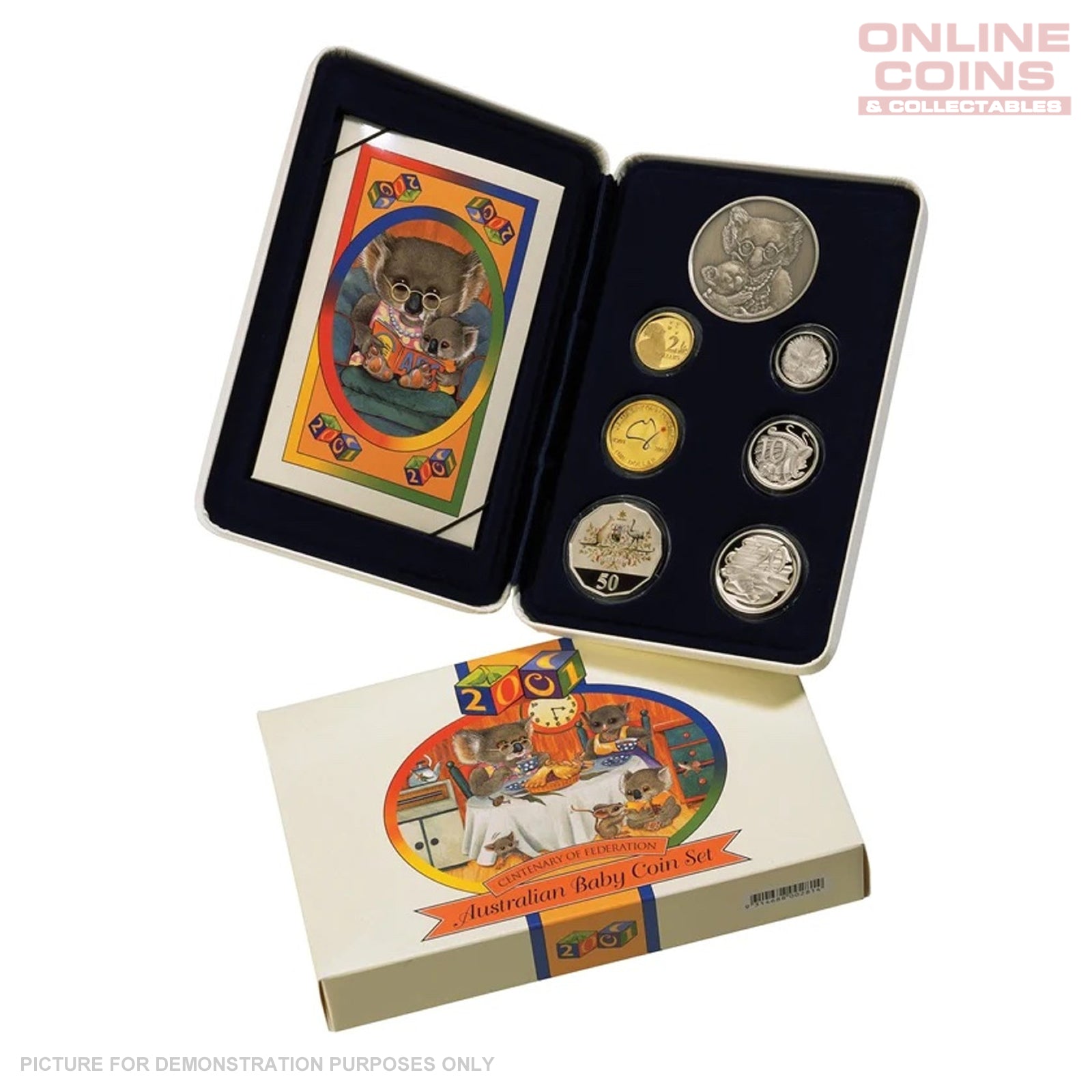 2001 Royal Australian Mint Baby PROOF Coin Set - Koala